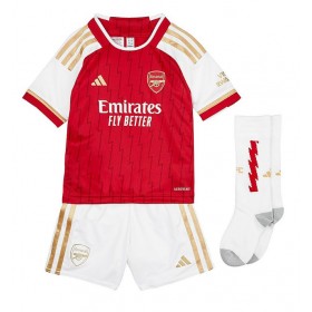 Dětský Fotbalový dres Arsenal Bukayo Saka #7 2023-24 Domácí Krátký Rukáv (+ trenýrky)